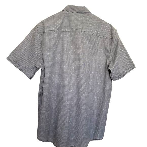 Michael Brandon Button Up Short Sleeve Shirt Preppy Classic Size Large - Picture 2 of 4